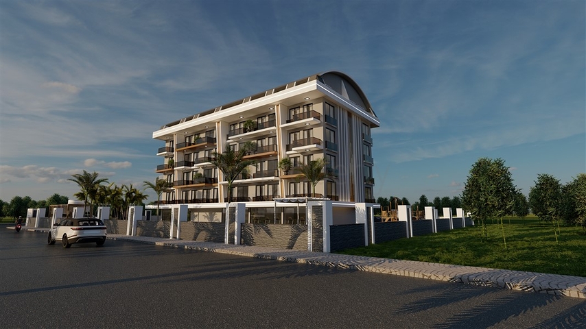 1+1 apartment in a new complex in Oba district