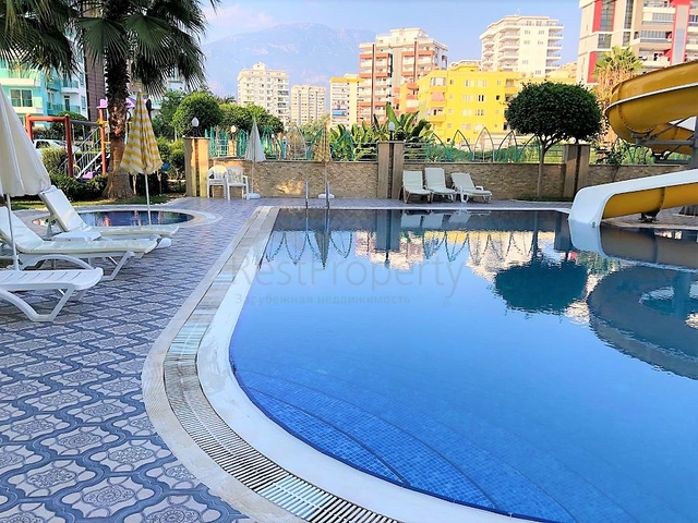 1+1 apartment in Mahmutlar area with sea view