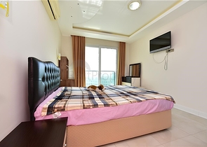 1+1 apartment in Mahmutlar area with sea view