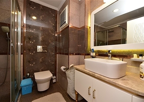 1+1 apartment in Mahmutlar area with sea view