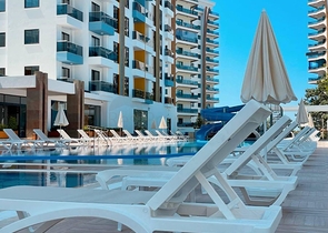 1+1 apartment in a new complex in Mahmutlar district