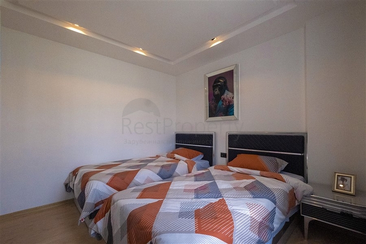 Furnished 2+1 apartment in a new complex in Kargicak district