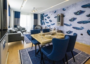 Furnished 2+1 apartment in a new complex in Kargicak district