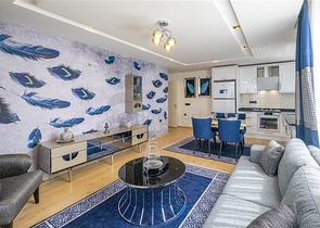 Furnished 2+1 apartment in a new complex in Kargicak district