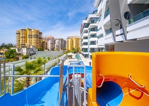 Furnished 2+1 apartment in a new complex in Kargicak district