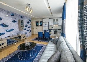 Furnished 2+1 apartment in a new complex in Kargicak district