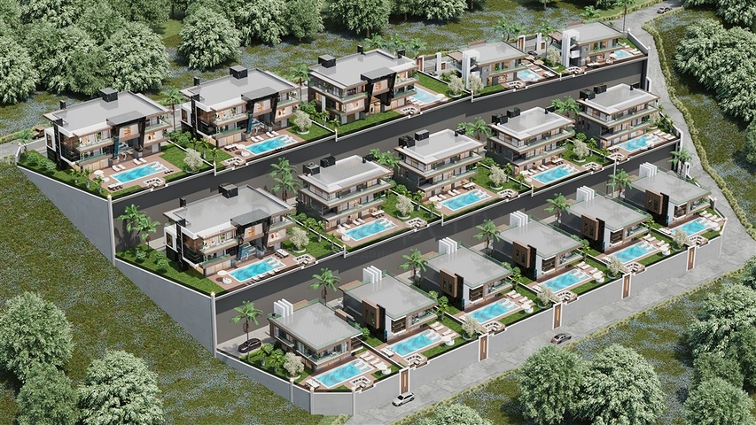 A unique villa project in Alanya
