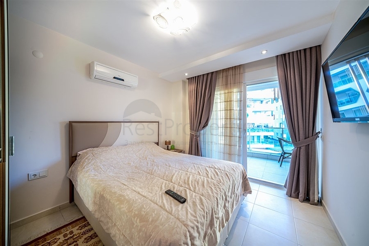 Furnished 1+1 Apartment in Avsallar, Alanya | Resort Complex