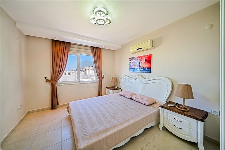 2+1 apartment in a complex with hotel infrastructure in Avsallar district