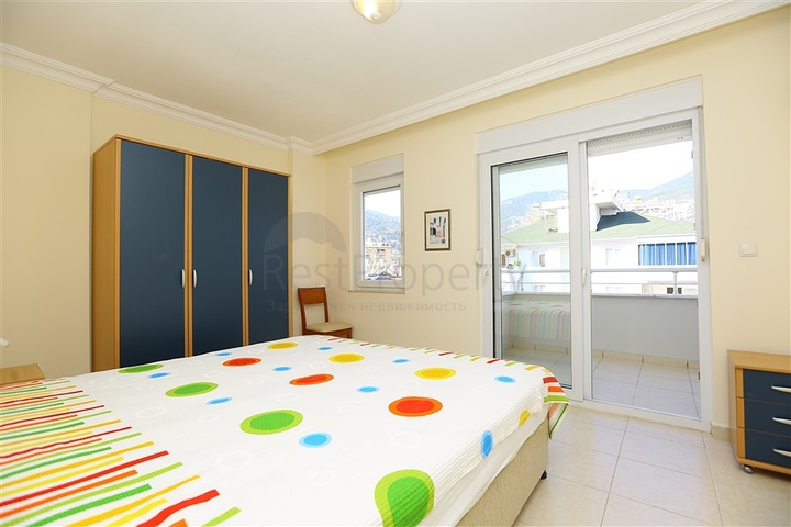 Spacious 2+1 apartment 500 m from Cleopatra beach 