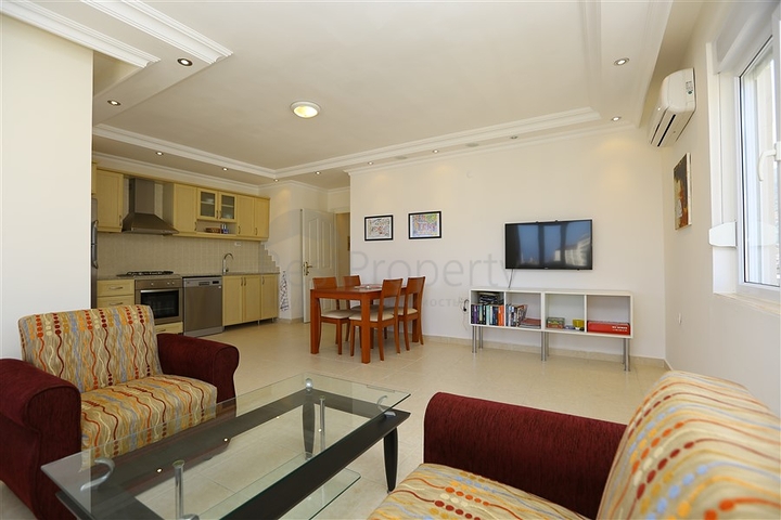 Spacious 2+1 apartment 500 m from Cleopatra beach 