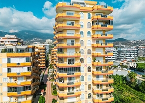 Furnished 2+1 apartment in Mahmutlar