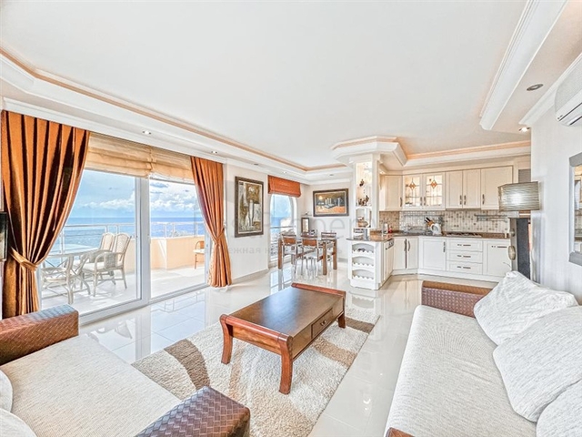 Furnished 2+1 Sea View Apartment in Mahmutlar, Alanya | 50 m to Sea