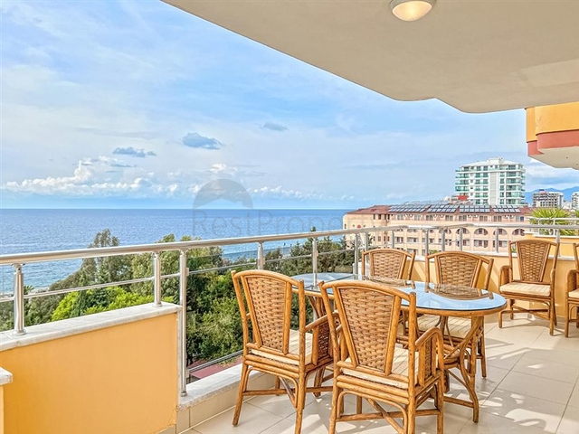 Furnished 2+1 Sea View Apartment in Mahmutlar, Alanya | 50 m to Sea