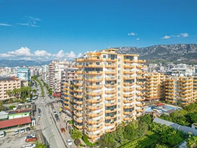 Furnished 2+1 Sea View Apartment in Mahmutlar, Alanya | 50 m to Sea