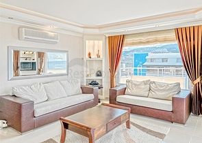 Furnished 2+1 Sea View Apartment in Mahmutlar, Alanya | 50 m to Sea