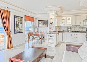 Furnished 2+1 Sea View Apartment in Mahmutlar, Alanya | 50 m to Sea