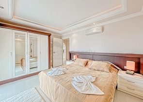 Furnished 2+1 Sea View Apartment in Mahmutlar, Alanya | 50 m to Sea