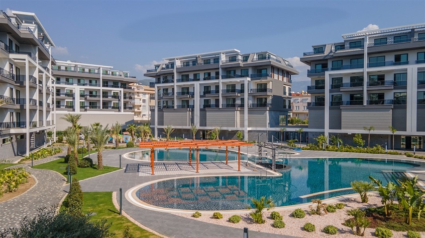 1+1 apartment in one of the best locations in Oba district