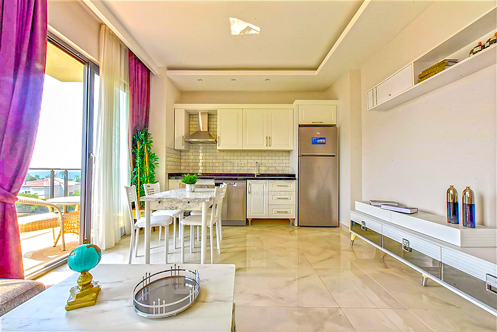 Apartment 200 m from the sea in Kestel district