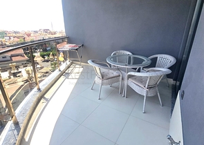 Two-bedroom apartment 700 m from Cleopatra beach