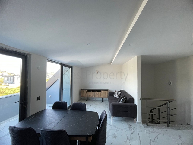 Furnished two-bedroom apartment in a new building in Gazipasa district