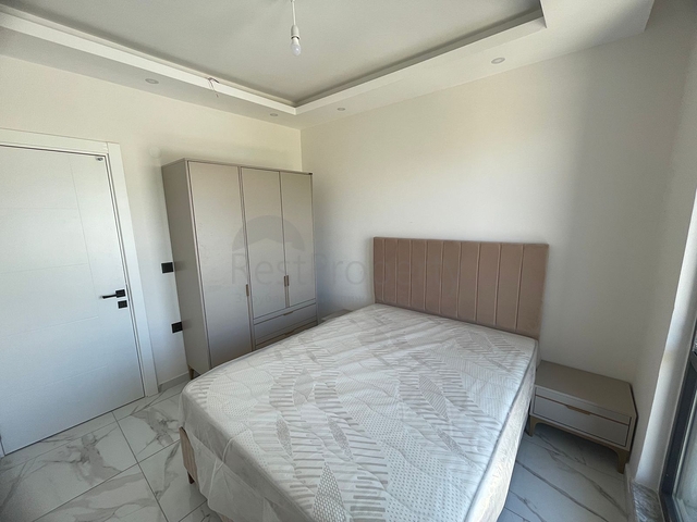 Furnished two-bedroom apartment in a new building in Gazipasa district