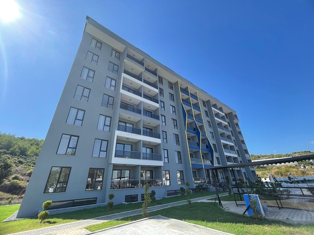 Furnished two-bedroom apartment in a new building in Gazipasa district