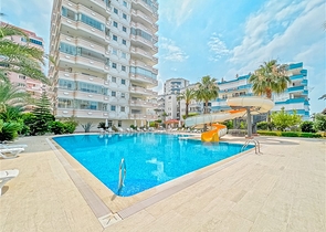 Furnished 2+1 apartment 150 m from the sea