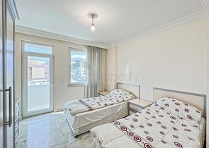 Furnished 2+1 apartment 150 m from the sea