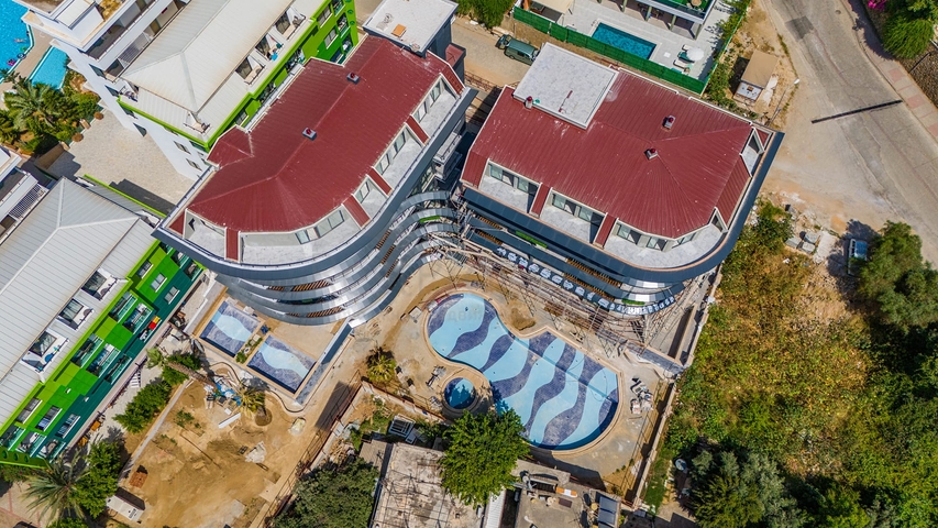 2+1 Garden duplex in Kestel 