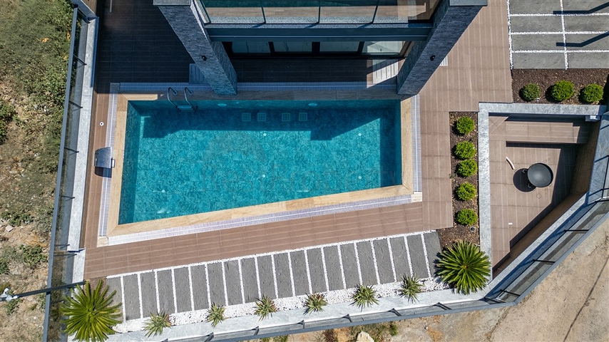 Luxury villa with spectacular sea views in Kargicak