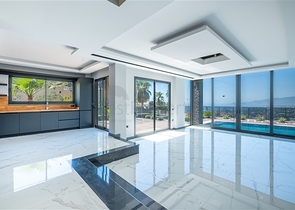 Luxury villa with spectacular sea views in Kargicak