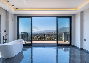 Luxury villa with spectacular sea views in Kargicak