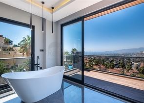 Luxury villa with spectacular sea views in Kargicak