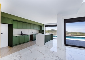 Spacious villa in Kargicak with amazing sea views