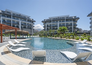 2+1 apartment in one of the most sought-after complexes in the Oba area