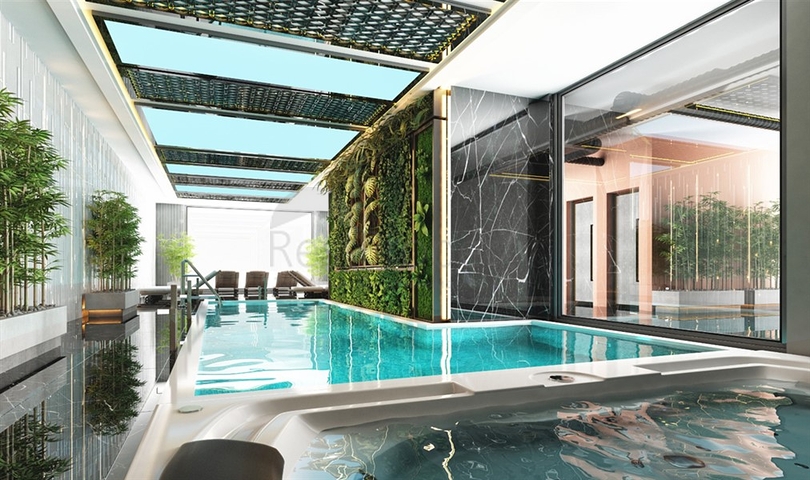 1+1 Apartment in Hotel-Style Complex for Sale in Avsallar, Alanya