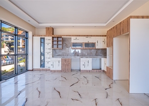 2+1 Garden Duplex in Residential Complex in Central Alanya