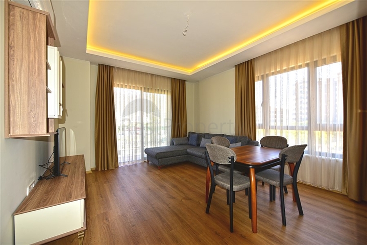 1+1 Apartment in New Complex in Mahmutlar Near the Sea