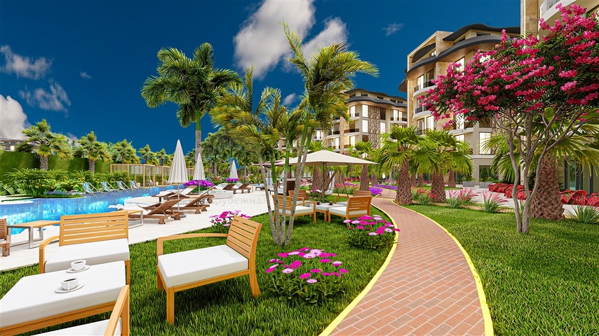 Premium 1+1 Apartment in Oba Alanya with Full Facilities