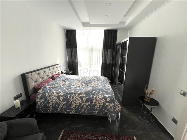 Furnished 1+1 Apartment in Oba Alanya with Spa Facilities