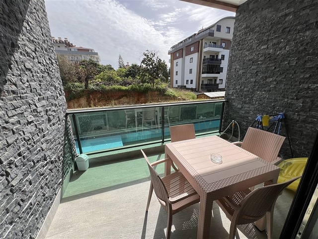 Furnished 1+1 Apartment in Oba Alanya with Spa Facilities