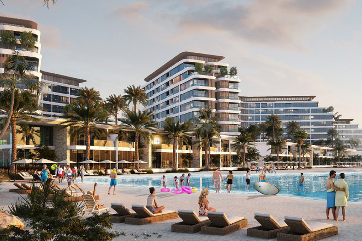 Luxury apartments by the sea on Blue Island