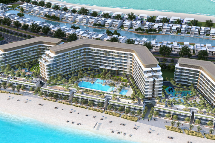 Luxury apartments by the sea on Blue Island