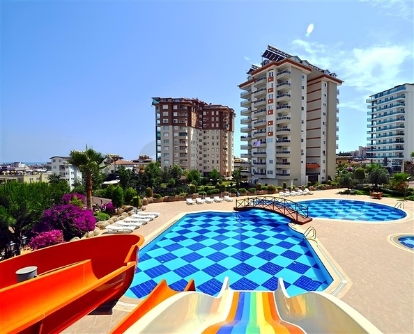 Furnished 2+1 Apartment in Cikcilli Alanya with Pool & Spa