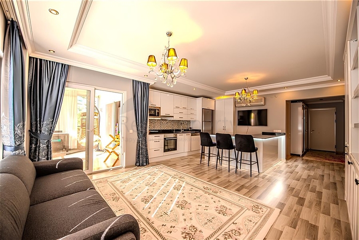 Furnished 2+1 Apartment in Cikcilli Alanya with Pool & Spa