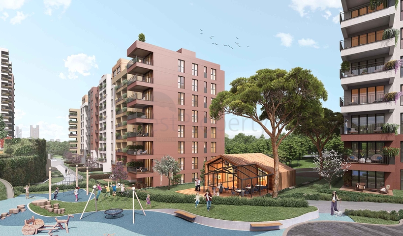 Large-scale residential complex in a promising area of Istanbul next to the current metro station