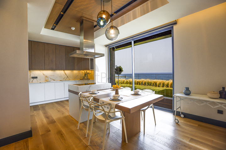 Residences and villas with sea views in the Gyumyushlyuk area