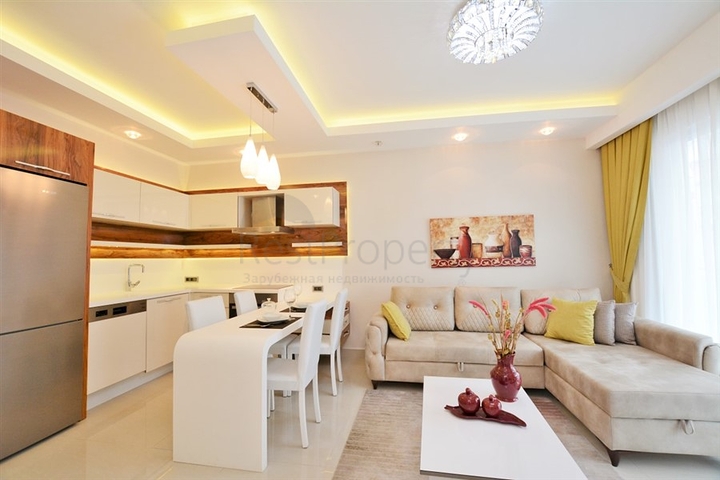 Furnished 1+1 Apartment Near the Sea in Mahmutlar Alanya